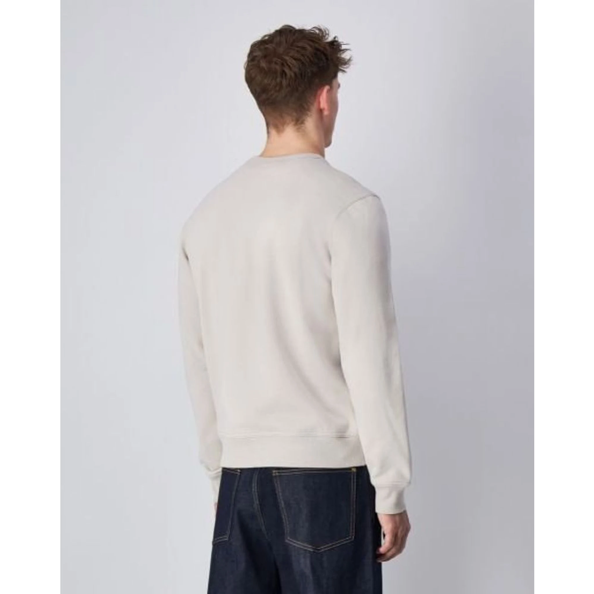 White Cotton Sweatshirt