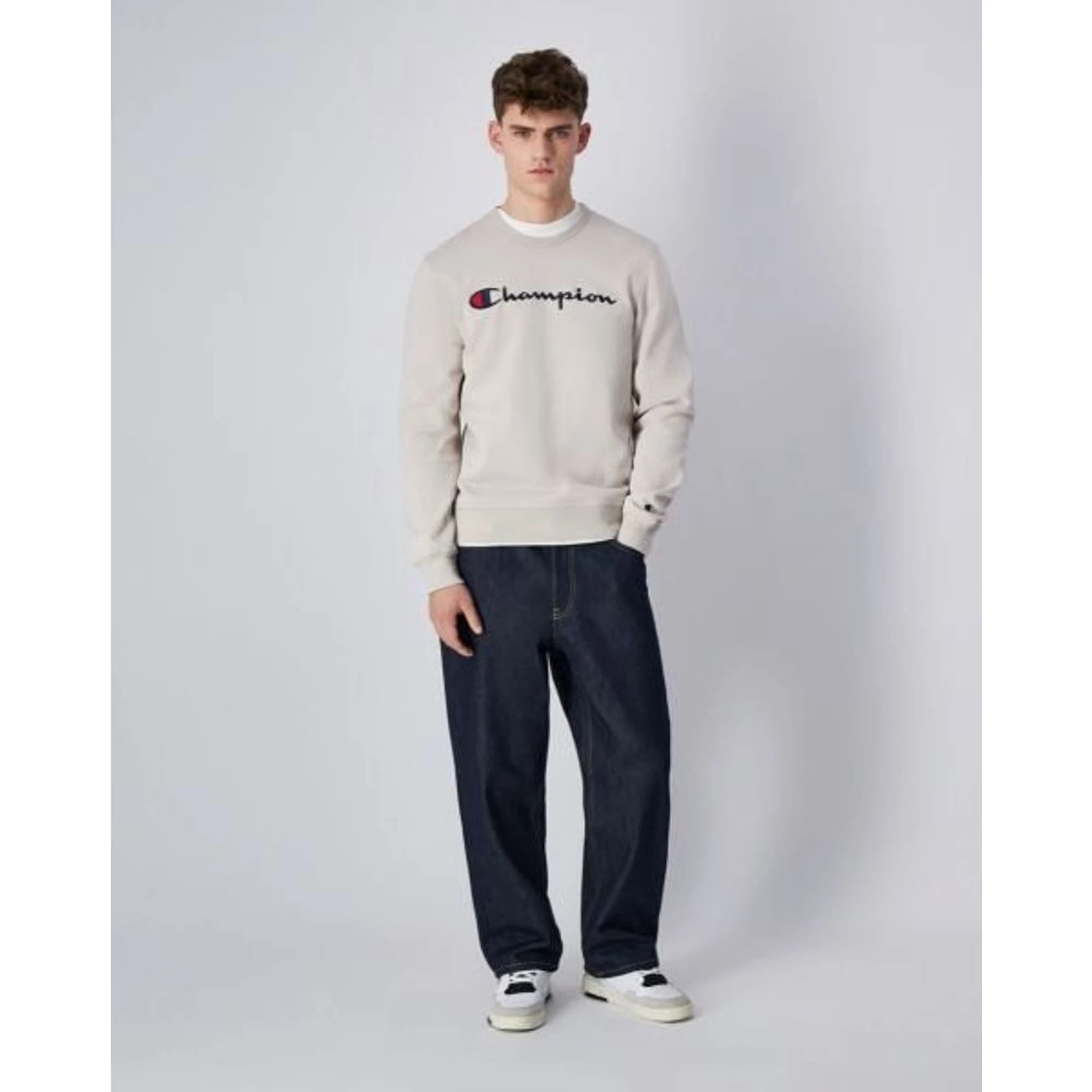 White Cotton Sweatshirt