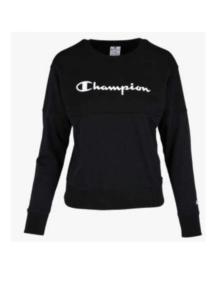 Black Cotton Sweatshirt