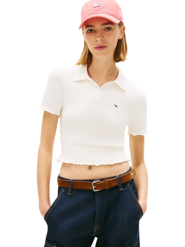 TOMMY JEANS  T-shirts and Polos White alternative