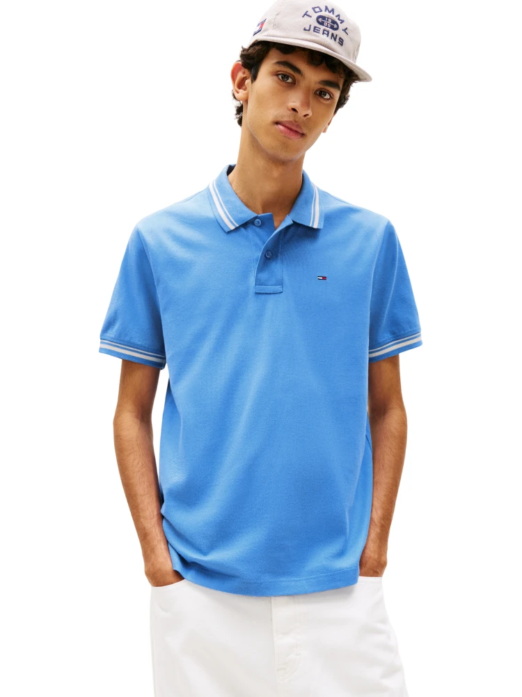TOMMY JEANS  T-shirts and Polos Clear Blue alternative