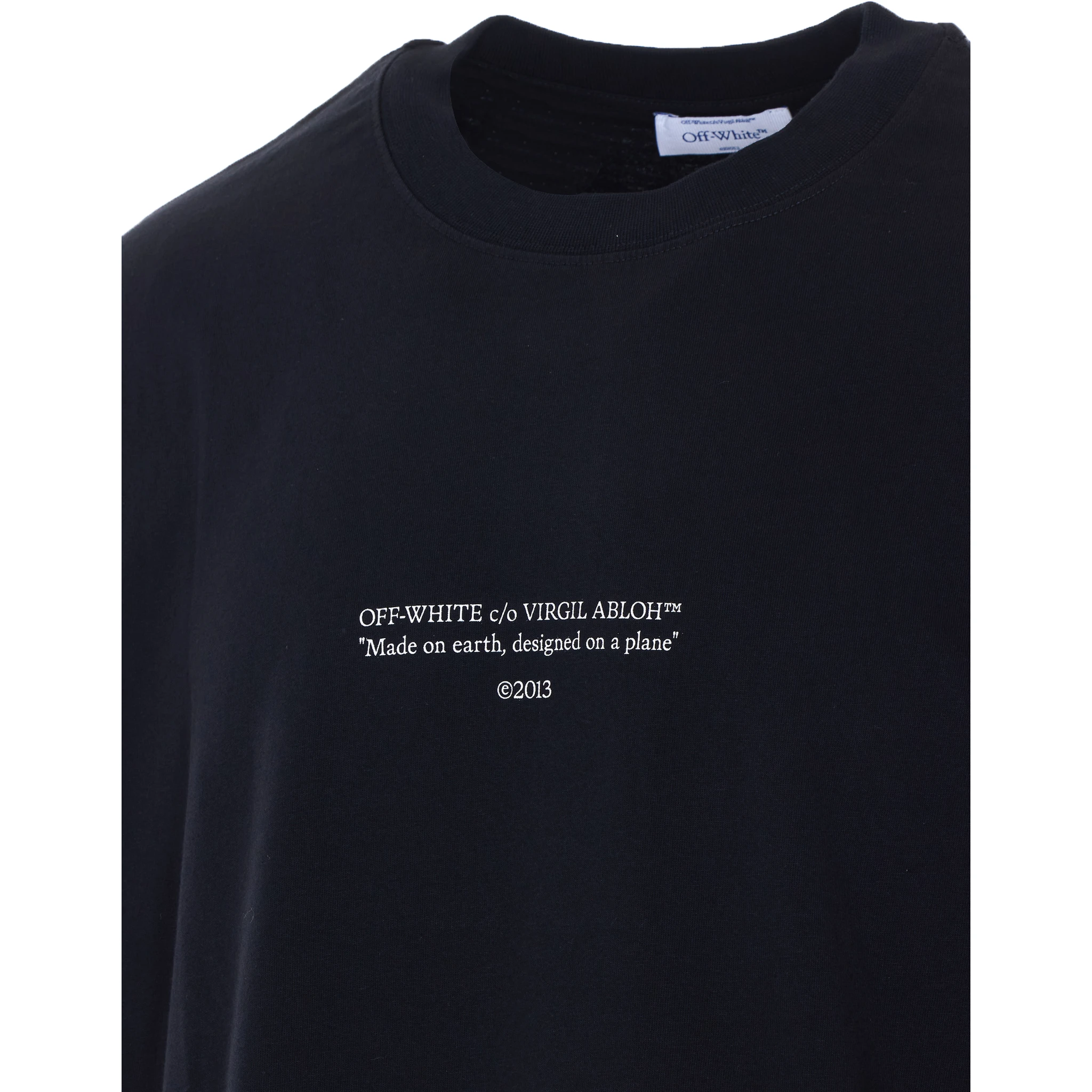 Off White T-shirts and Polos Black
