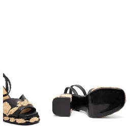 Castaner Sandals Black