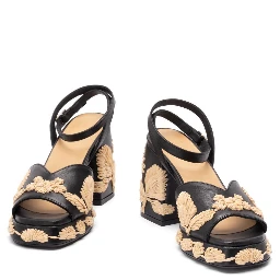 Castaner Sandals Black