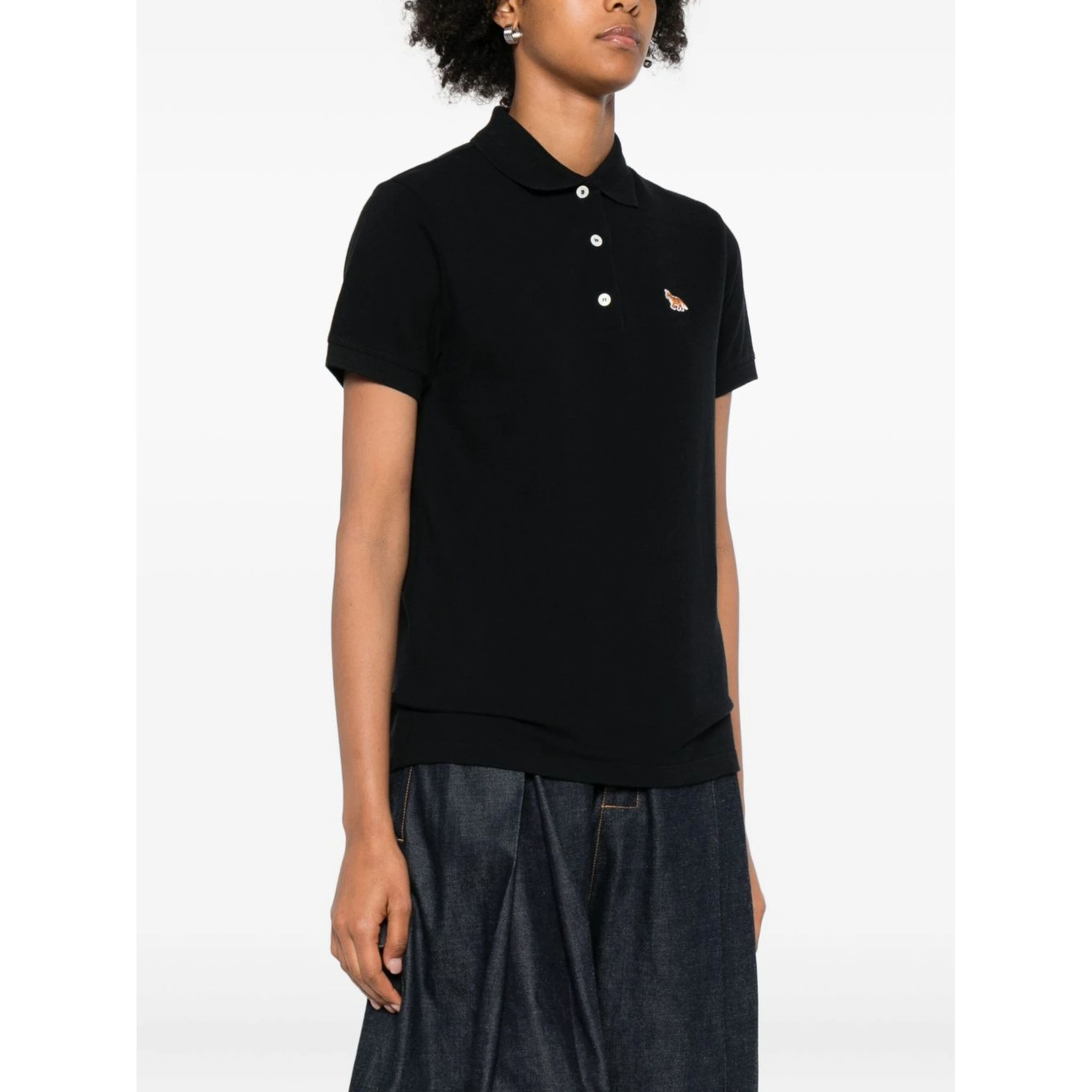 MAISON KITSUNE' T-shirts and Polos Black