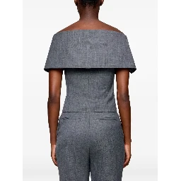 GANNI Top Grey