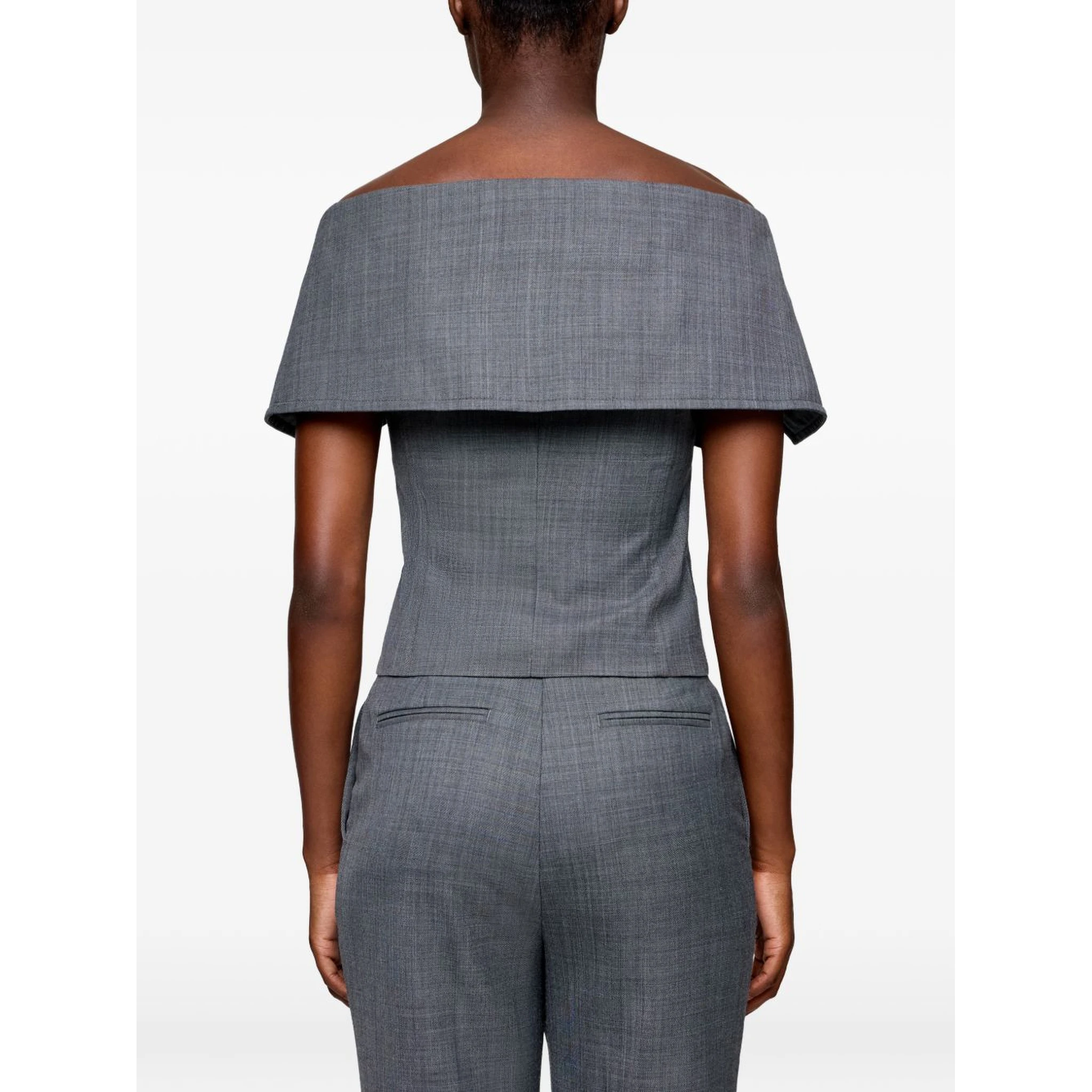 GANNI Top Grey
