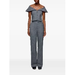 GANNI Top Grey