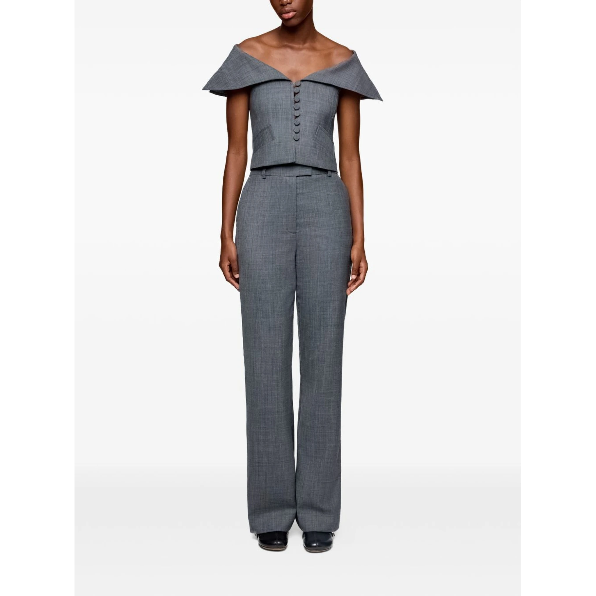 GANNI Top Grey