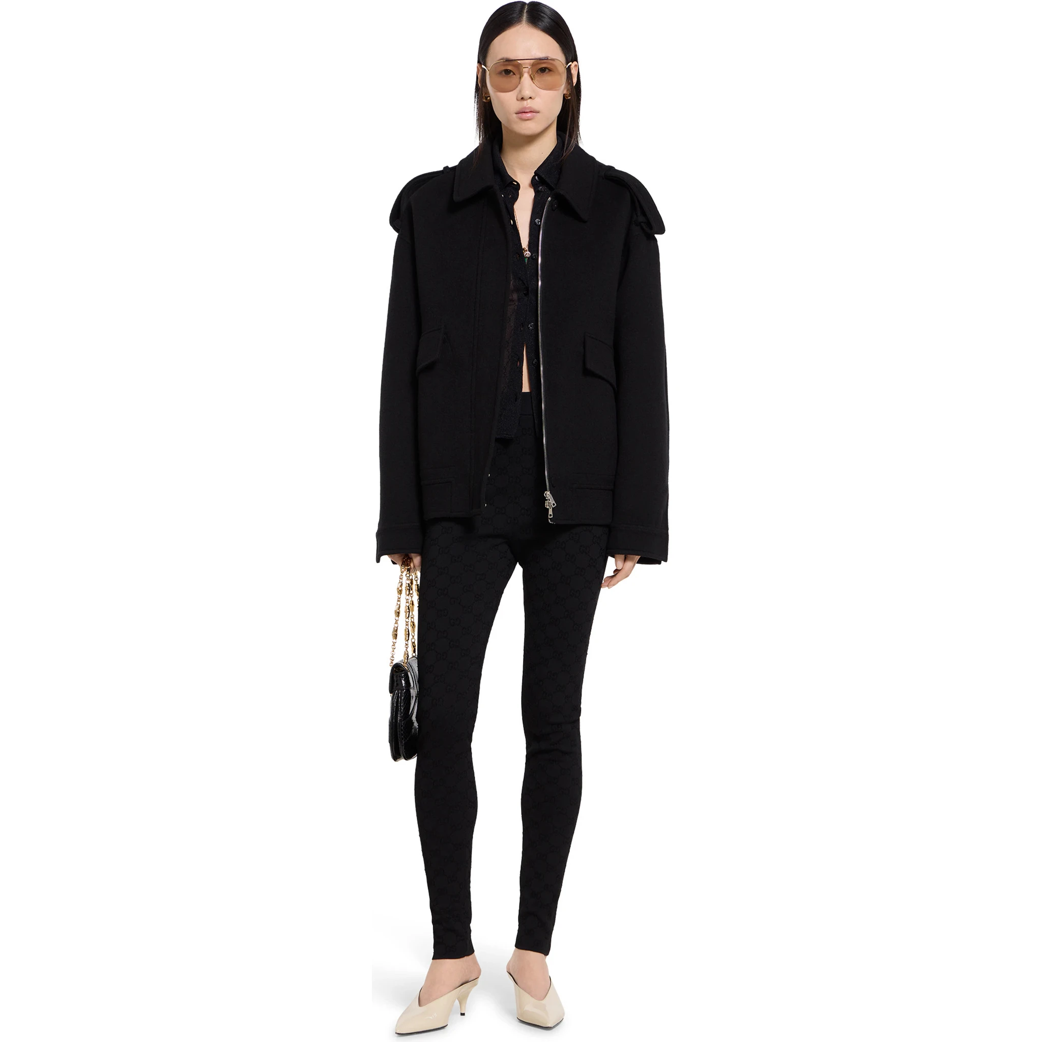 بنطلون غوتشي أسود
