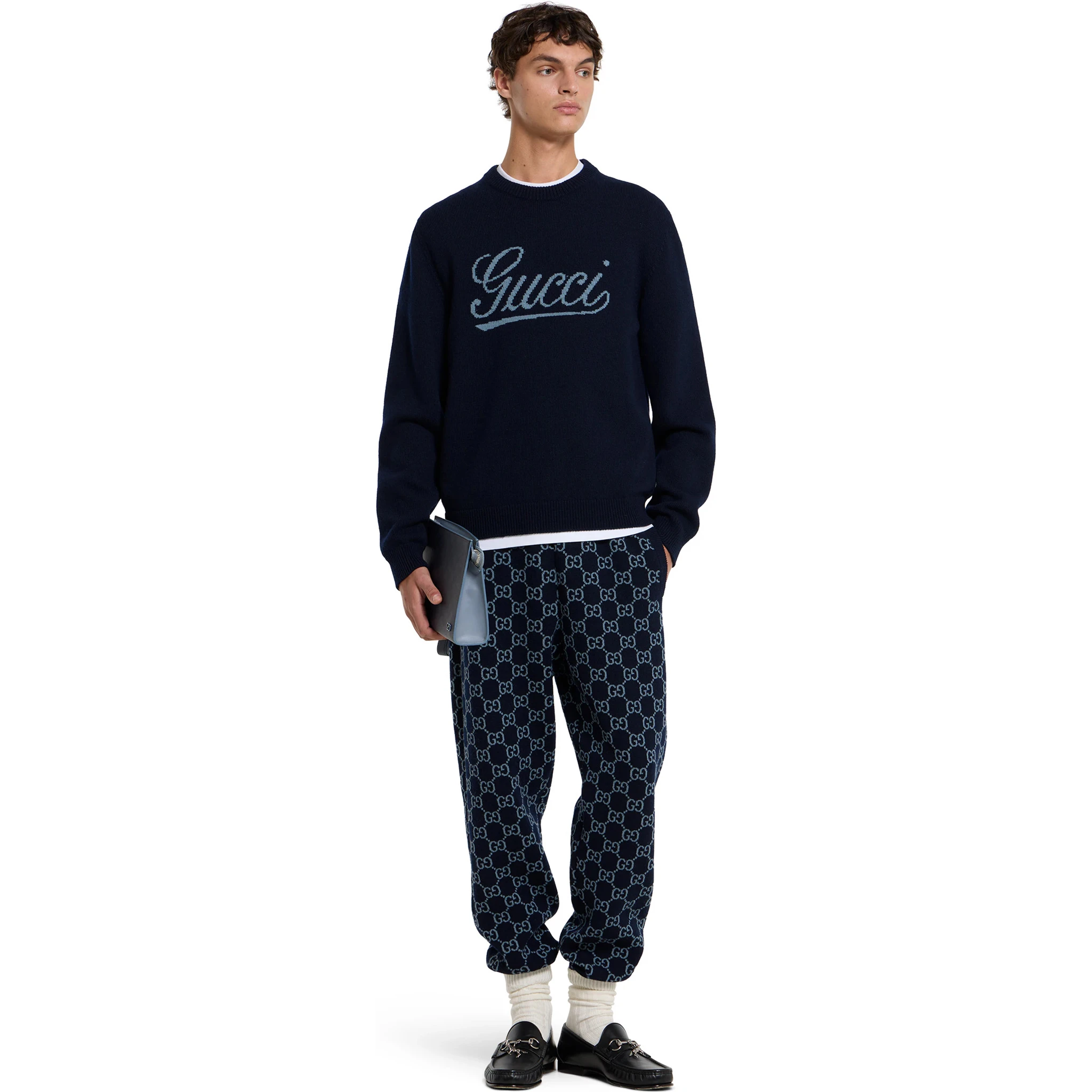 Gucci Sweaters Blue