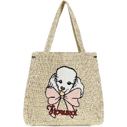 Beige Paper Handbag