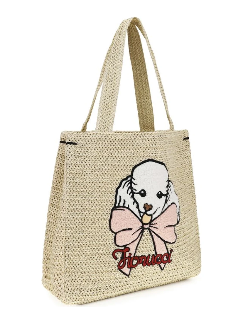 Beige Paper Handbag