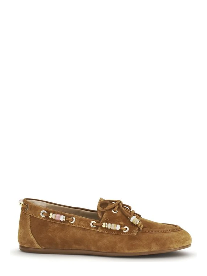 Brown Calf Leather Bos Taurus Slip-On Loafers