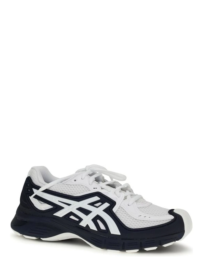 Black Polyester Athletic Sneakers