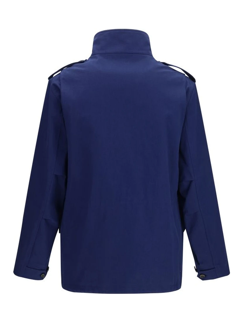 Blue Cotton Coat
