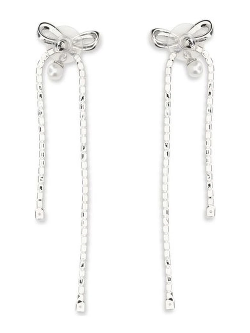 Silver Brass Earrings