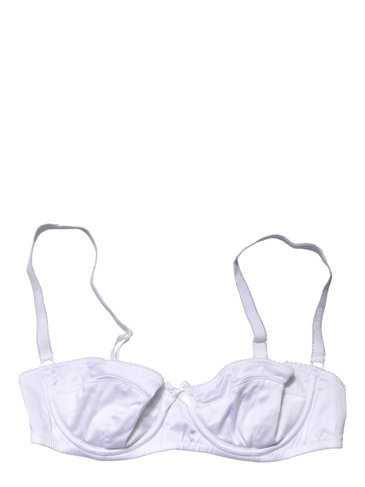 White Semi-Pad Underwire Balconette Bra Underwear alternative