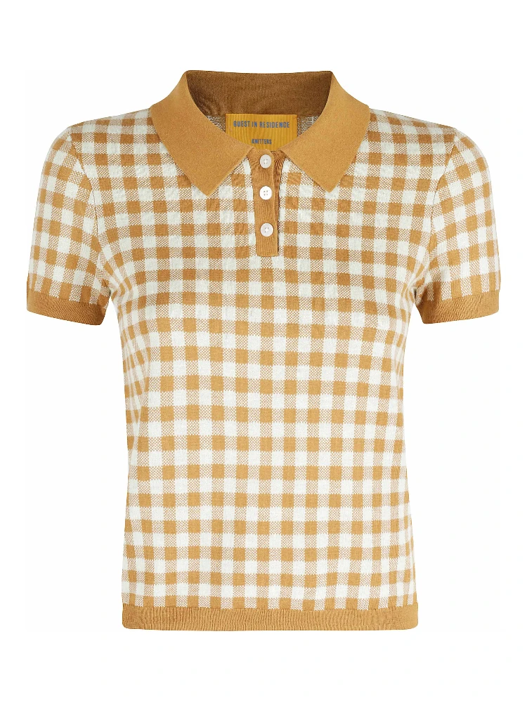 GINGHAM SHRUNKEN POLO