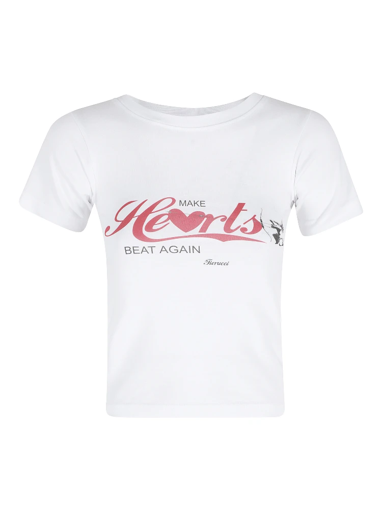 MAKE HEARTS BEAT AGAIN PRINT BABY TSHIRT