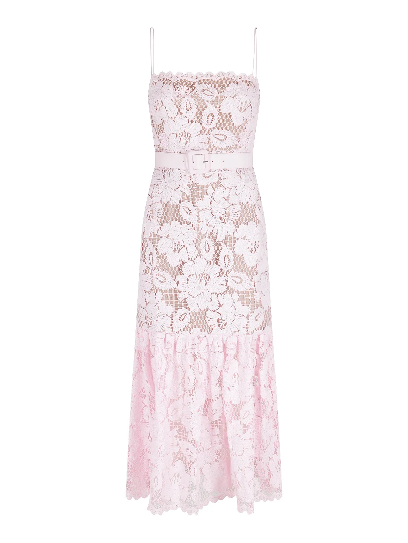 LACE MIDI DRESS