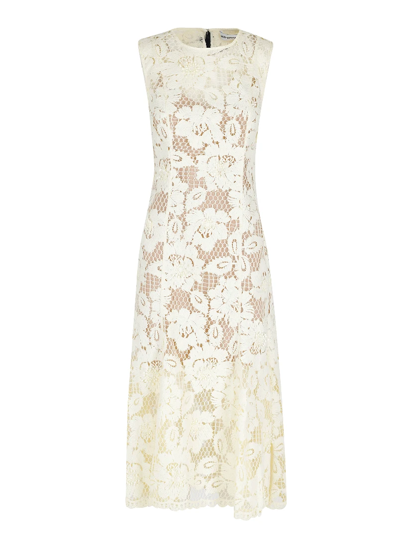 CROCHET LACE MIDI DRESS