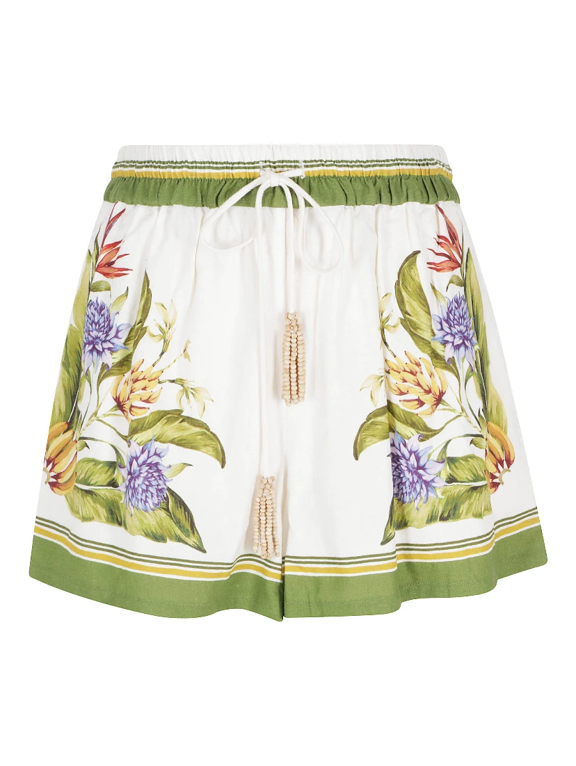TROPICAL SCARF SAND SHORTS