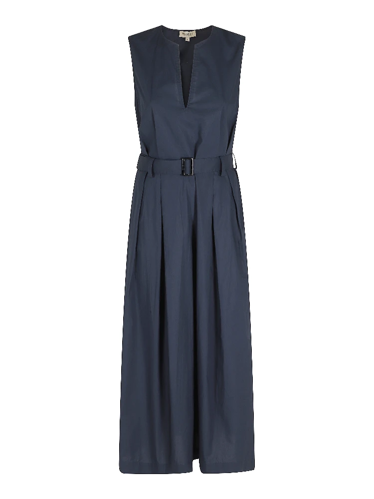 BELTED LONG DRESS