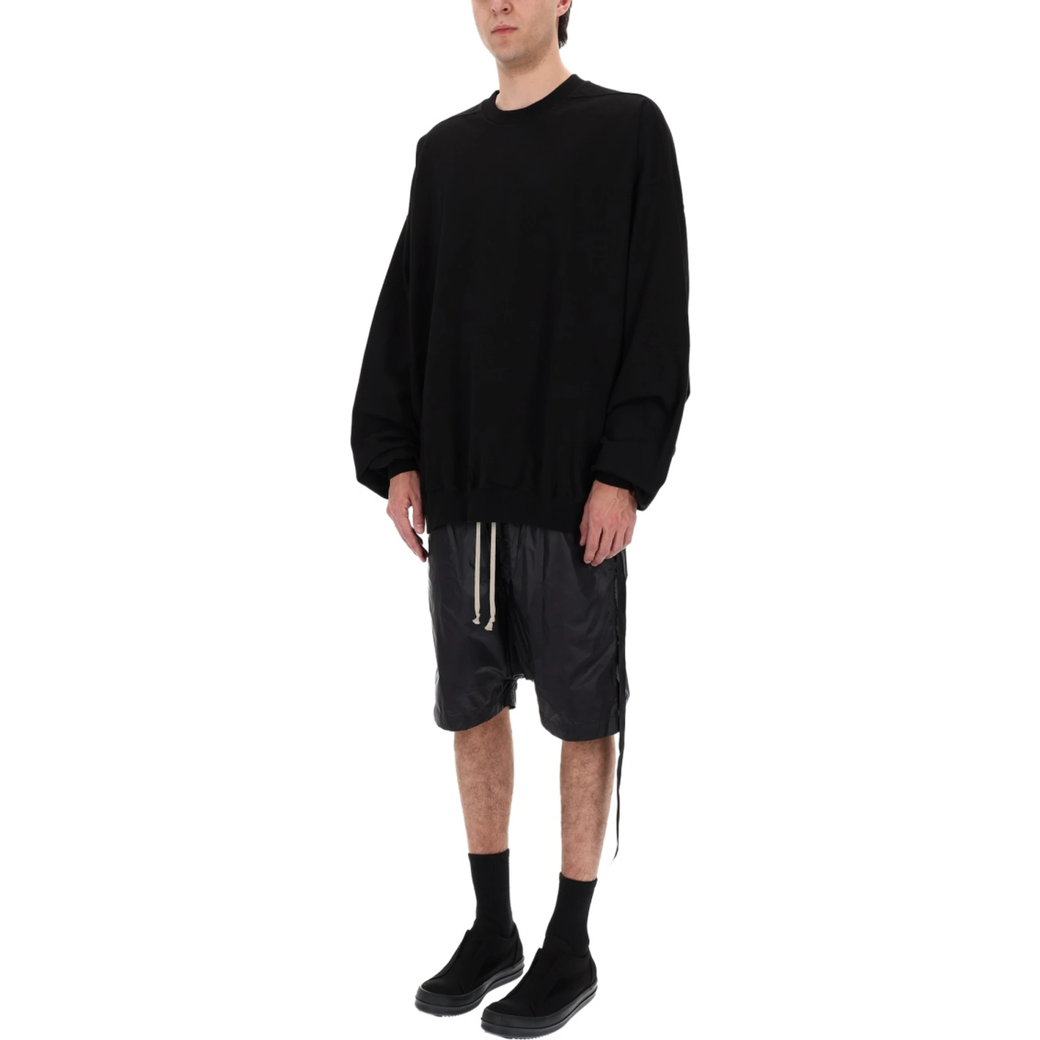 FELPA "HUN CREWNECK" IN COTONE