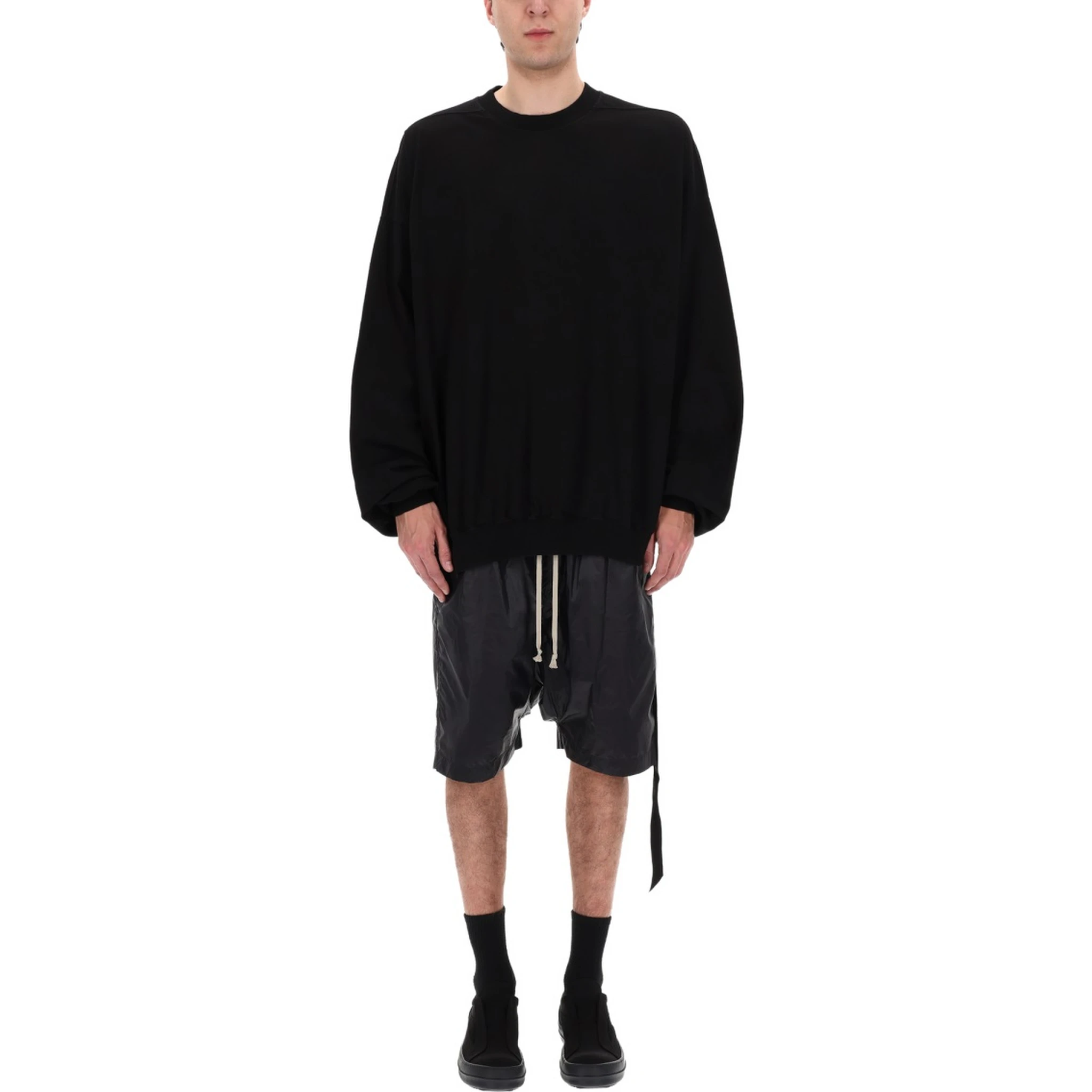 FELPA "HUN CREWNECK" IN COTONE