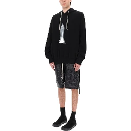 FELPA CON CAPPUCCIO OVERSIZE