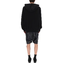 FELPA CON CAPPUCCIO OVERSIZE