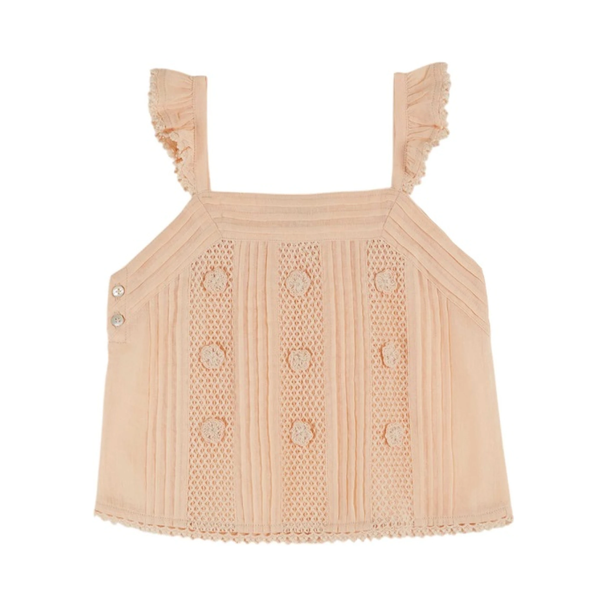 TOP CON DETTAGLI CROCHET