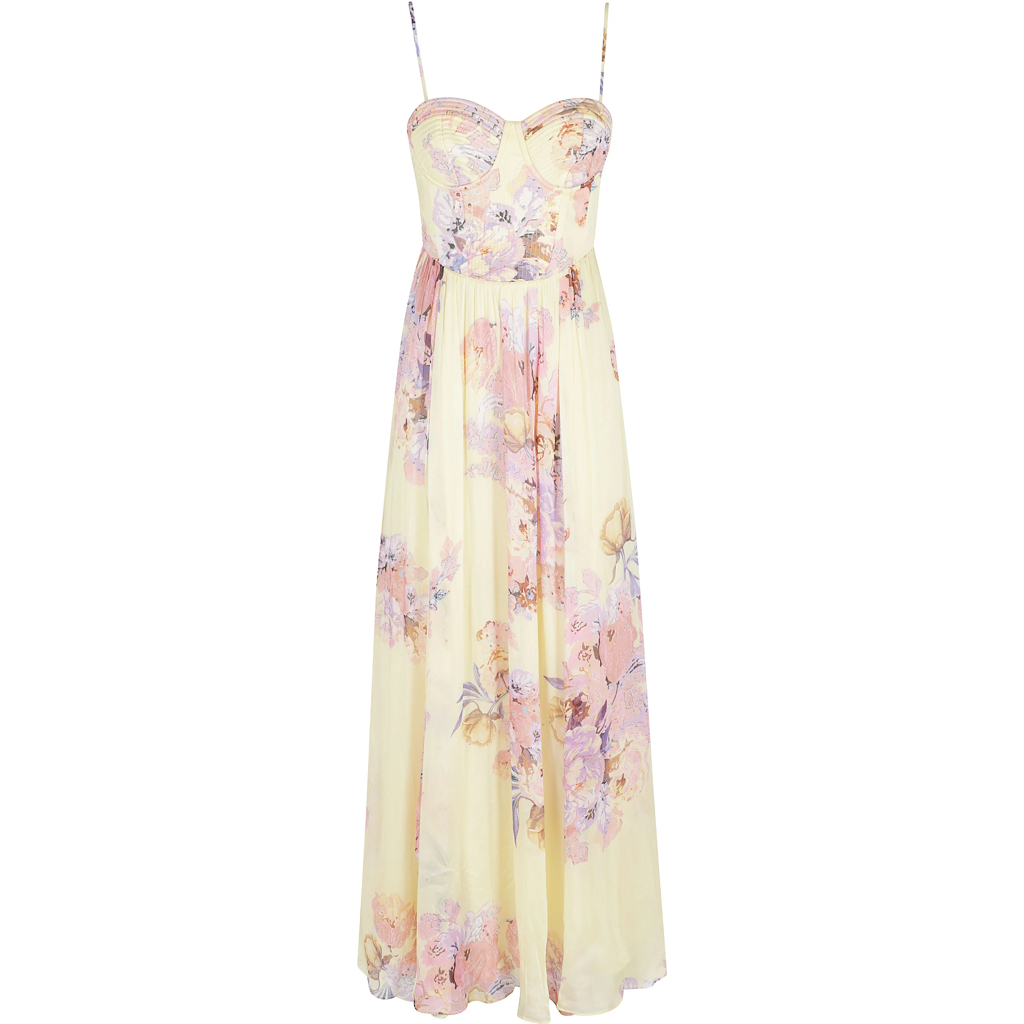 CORSETTED LONG DRESS