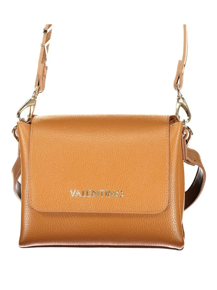 Brown Polyurethane Women's Bag