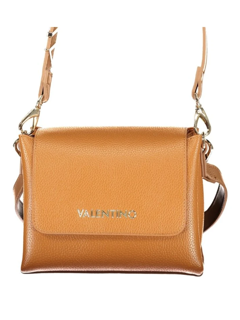 Brown Polyurethane Women's Bag