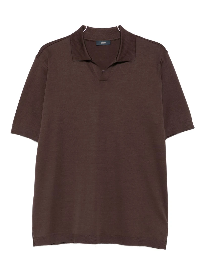 Herno T-shirts and Polos Brown