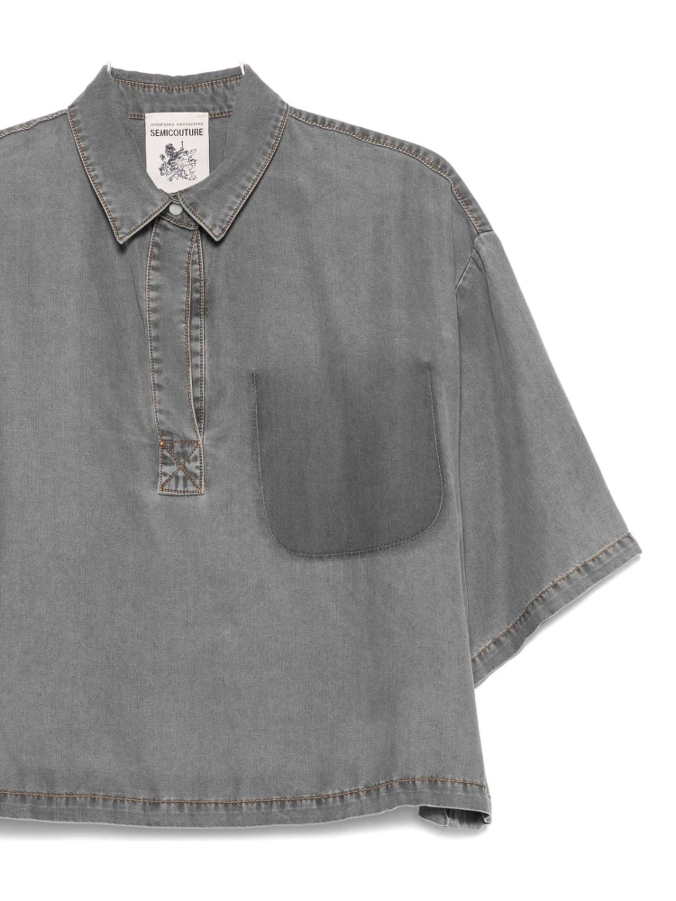 Semicouture Shirts Grey alternative