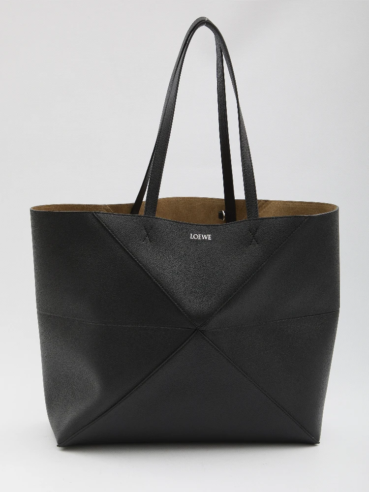 Large horizontal Puzzle Fold Tote bag