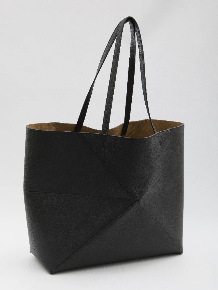 Large horizontal Puzzle Fold Tote bag alternative