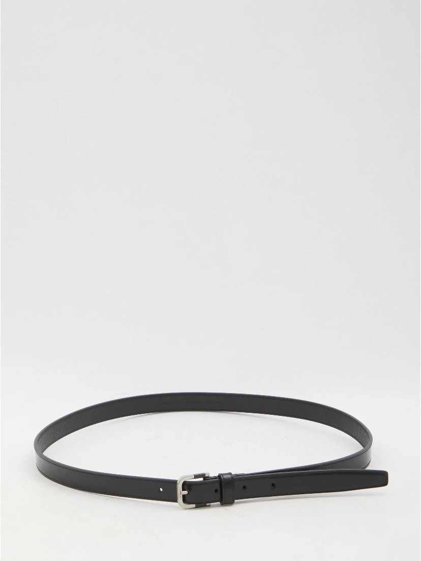 Belt with resin insert
