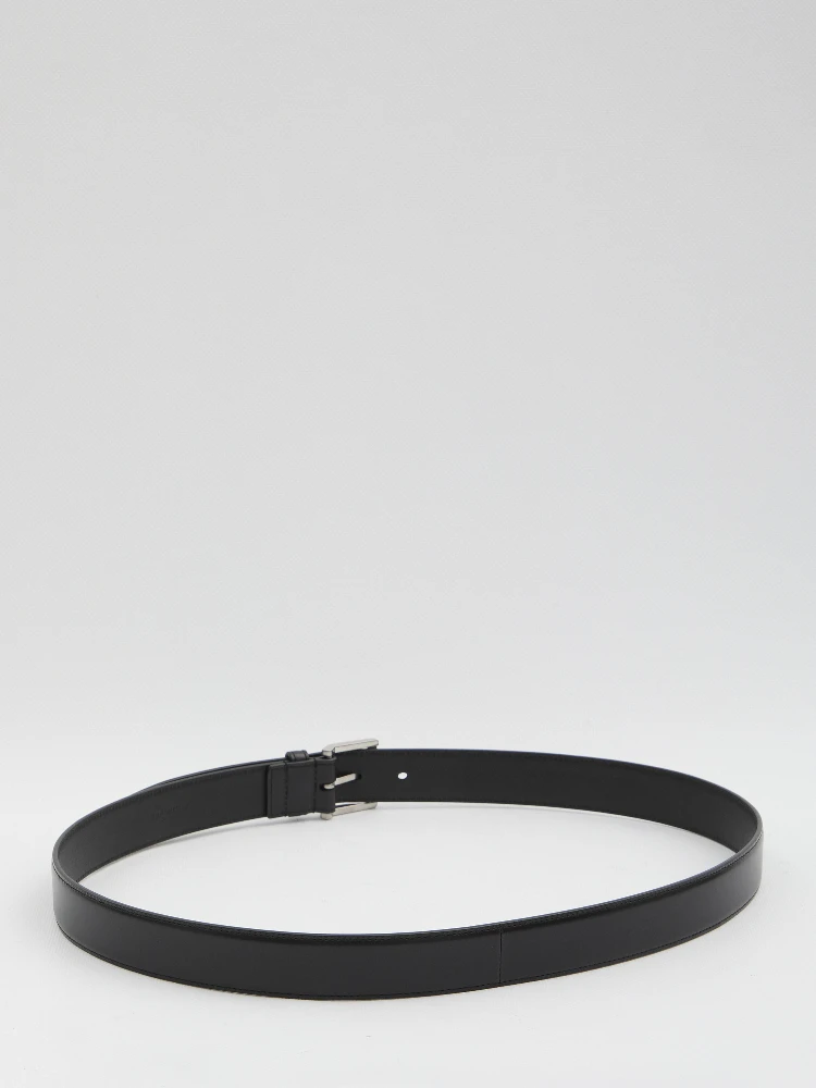 Belt with square buckle alternative