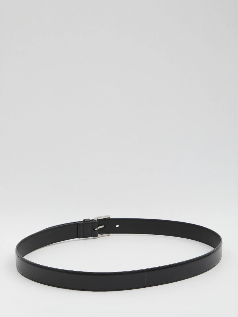 Belt with square buckle