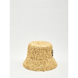 Raffia bucket hat