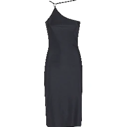 C-LOGO ONE SHOULDER DRESS