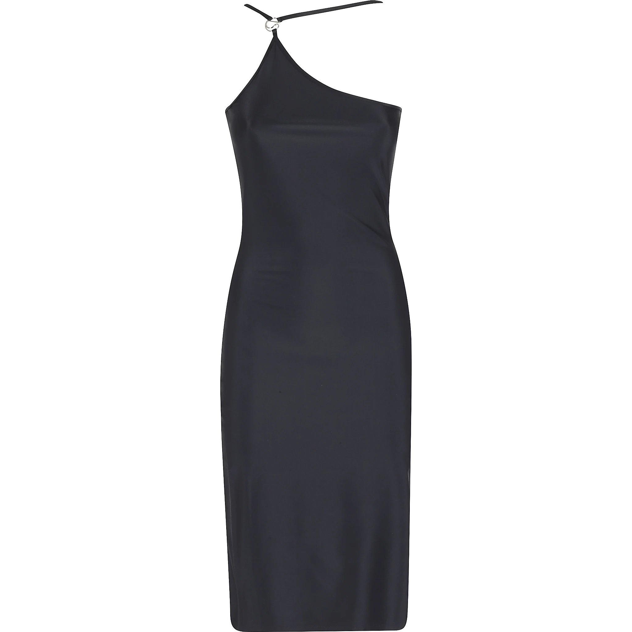 C-LOGO ONE SHOULDER DRESS