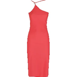 C-LOGO ONE SHOULDER DRESS