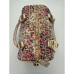 FENDI FF Canvas Fiori Handbag