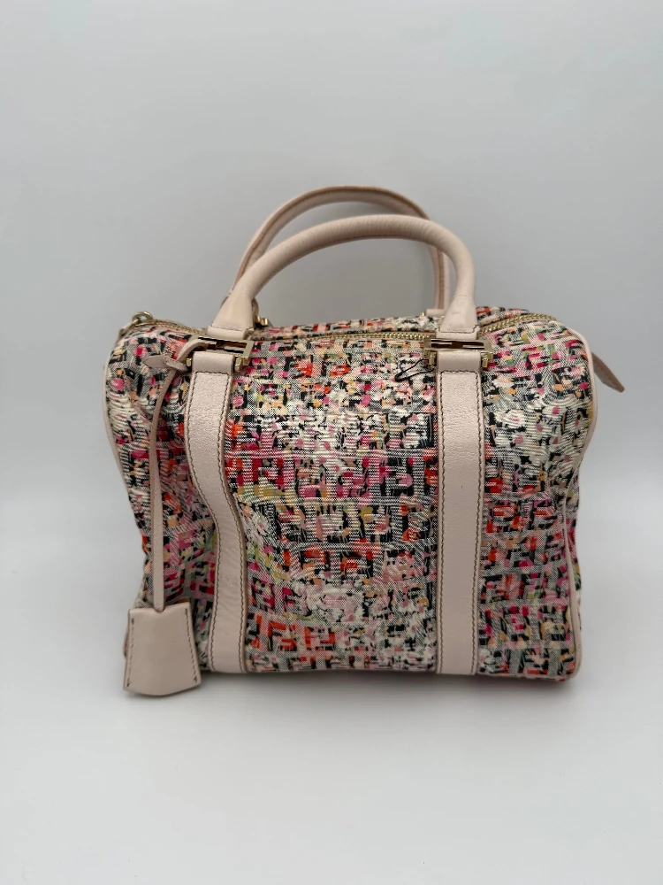FENDI FF Canvas Fiori Handbag alternative