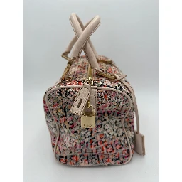 FENDI FF Canvas Fiori Handbag